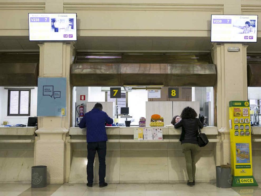 Oficina de Correos del paseo de la Independencia en Zaragoza.