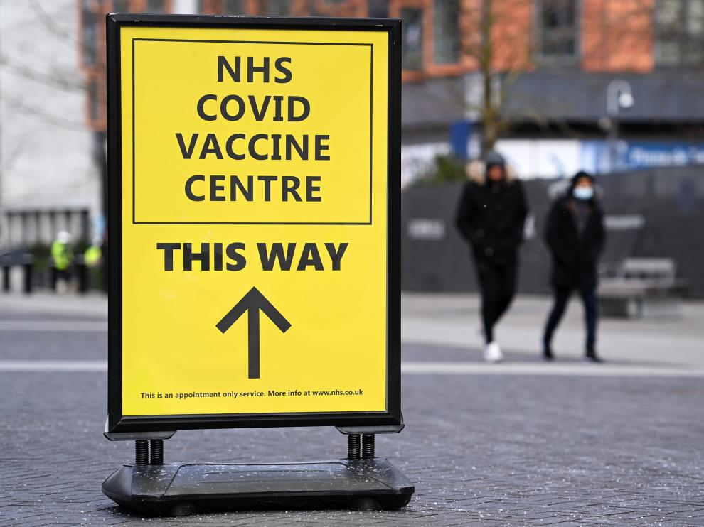 Twelve million people in UK now received first dose of Covid vaccine