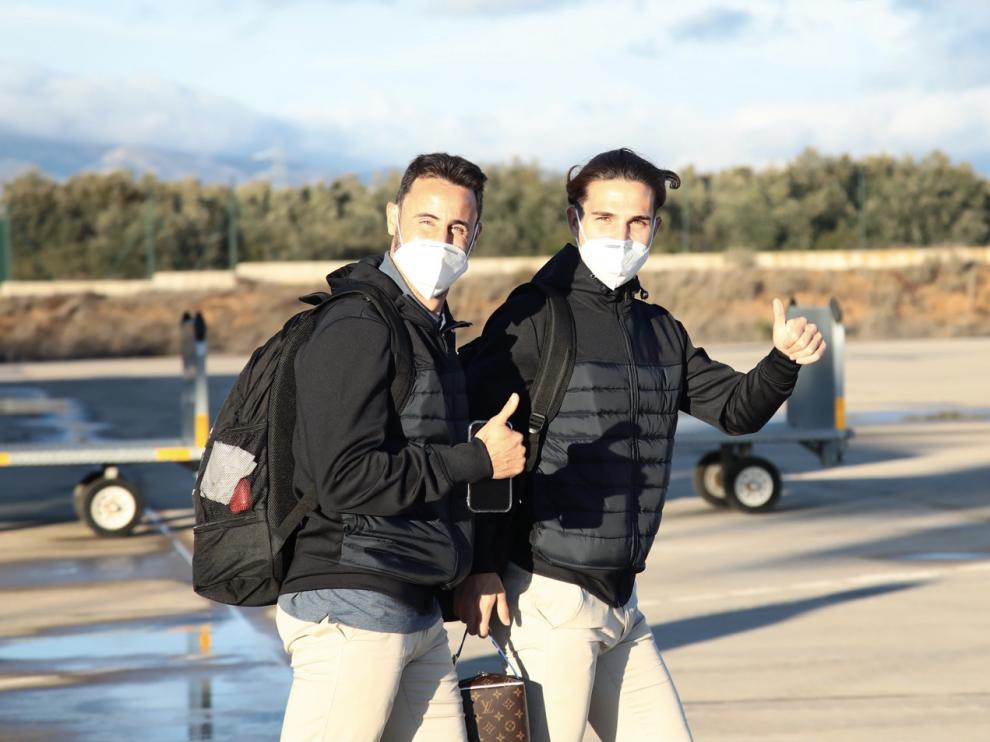 Pedro López y Seoane, antes de embarcar con rumbo a Sevilla.