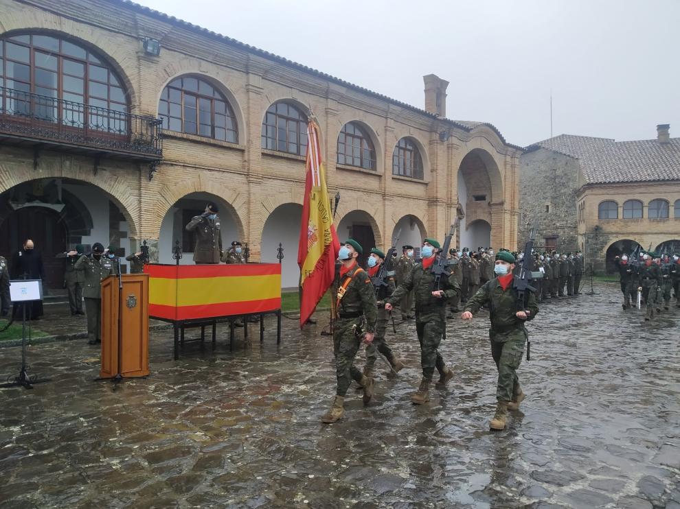 Despedida del Regimiento Galicia 64.