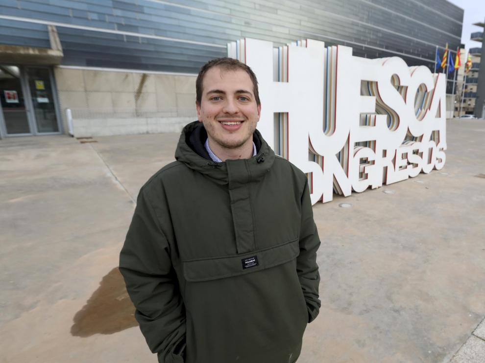 El oscense Ángel José Gavín Samperí, ganador de los 100.000 euros de ‘Ahora Caigo’.