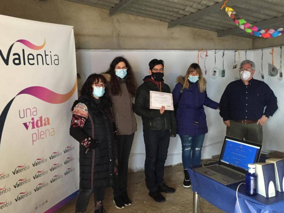 Imagen de la clausura de la Escuela Taller 'Con Mucha Miga' de Valentia en Huesca.