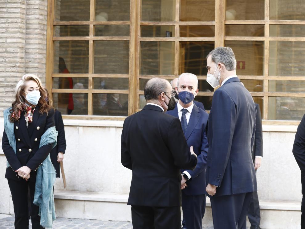 El Rey Felipe VI preside la cumbre de la CEOE en Aragón