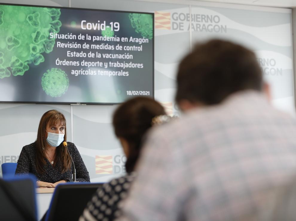 La consejera de Sanidad, Sira Repollés
