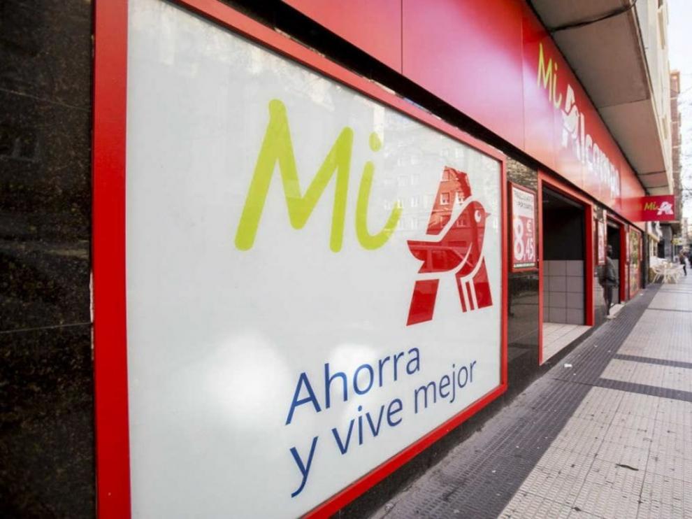 Supermercado Mi Alcampo de Zaragoza.