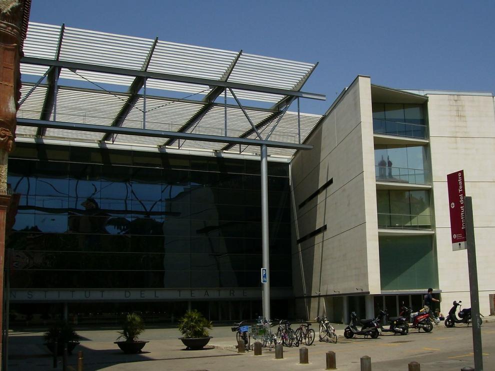 Fachada del Institut del Teatre de Barcelona en Montjuic