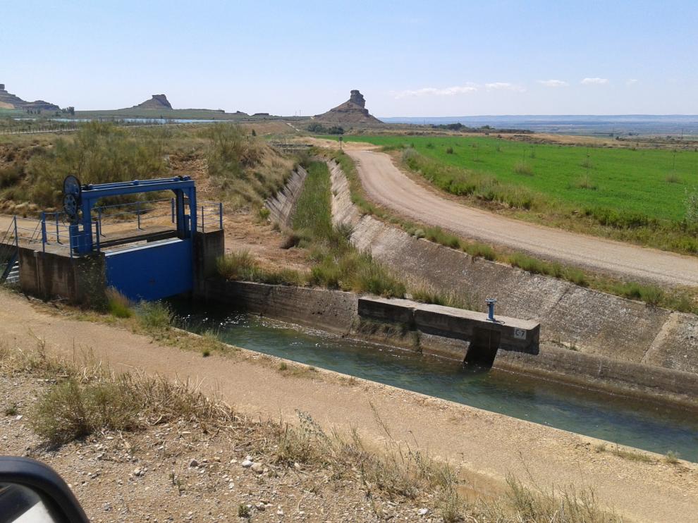 En Aragón, muchas masas de agua reciben flujos de retorno de riego.
