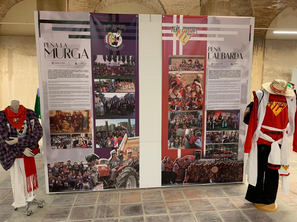 Exposición sobre las Peñas de Zaragoza en los depósitos de Pignatelli