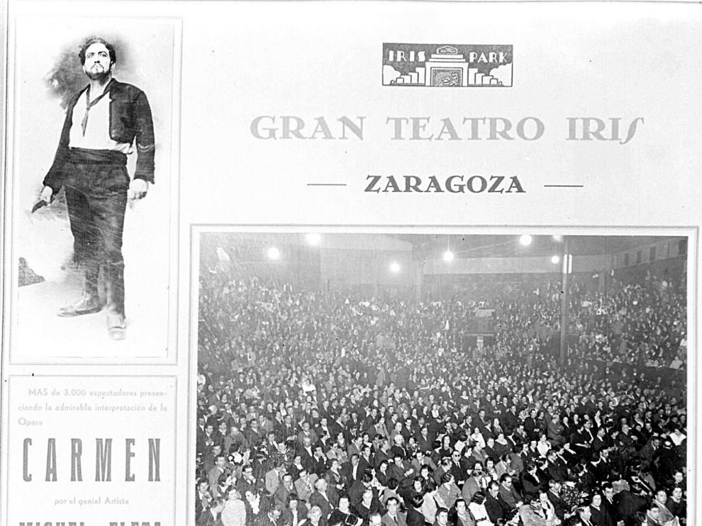 Tal día como hoy se encendieron las luces del Gran Teatro Iris en Zaragoza