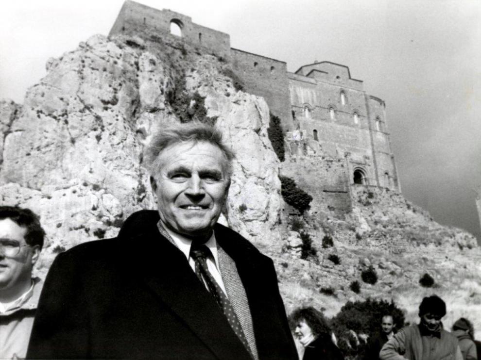 Cuando Charlton Heston estuvo en Aragón: de Zaragoza a Loarre pasando por Veruela