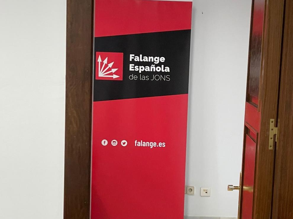 Foto tomada del panel de Falange