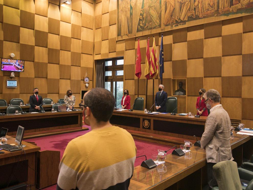 Pleno del Ayuntamiento de Zaragoza.