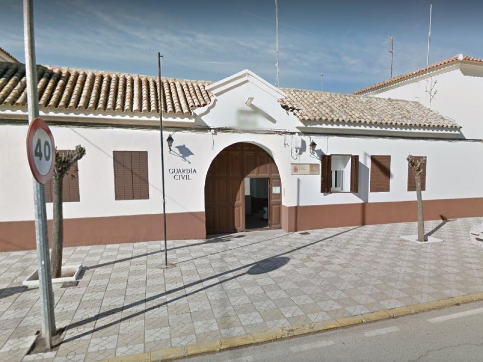 Puesto de la Guardia Civil de Villafranca de los Caballeros, en Toledo.