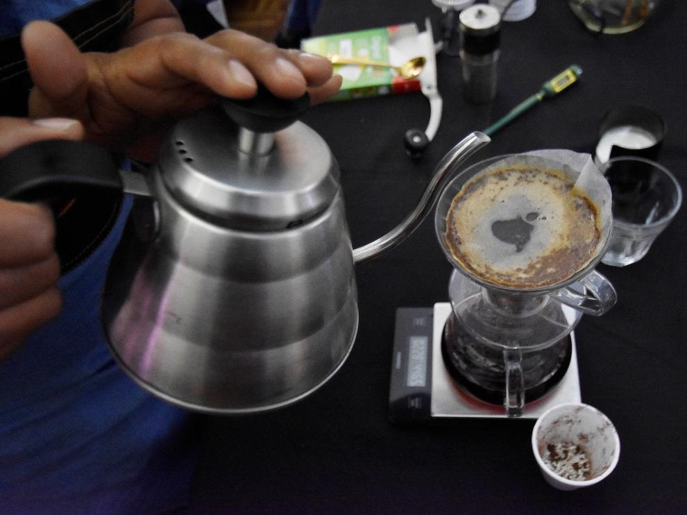 Café de especialista en Colombia, en una subasta por internet.