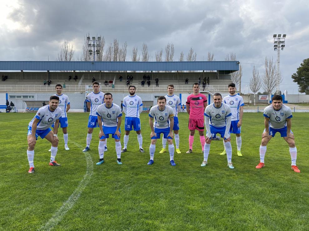 El once inicial del Sariñena