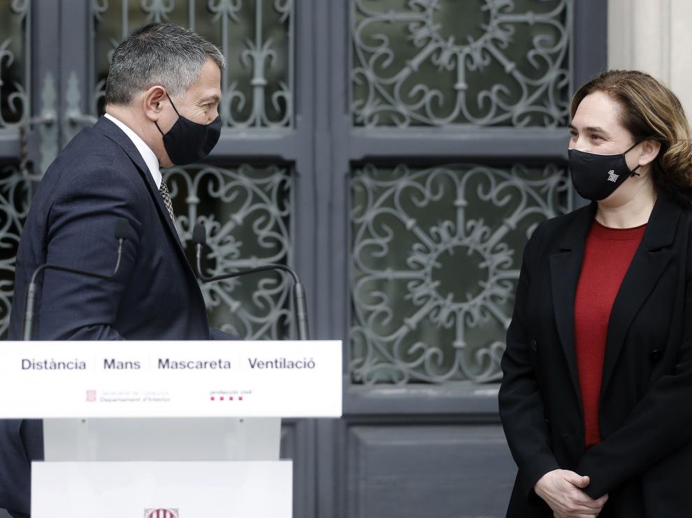 Reunión entre Ayuntamiento y Generalitat por los disturbios en Barcelona