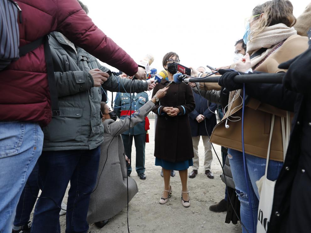 Visita de la directora general de la Benemérita, María Gámez