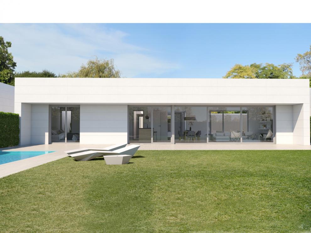 Las viviendas proyectadas en El Zorongo cuentan con un amplio jardín.
