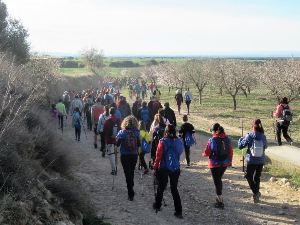 Foto de archivo de la marcha solidaria Nueno-Etiopía celebrada en 2019.
