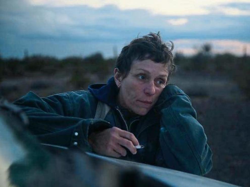 Frances McDormand, en 'Nomadland'.