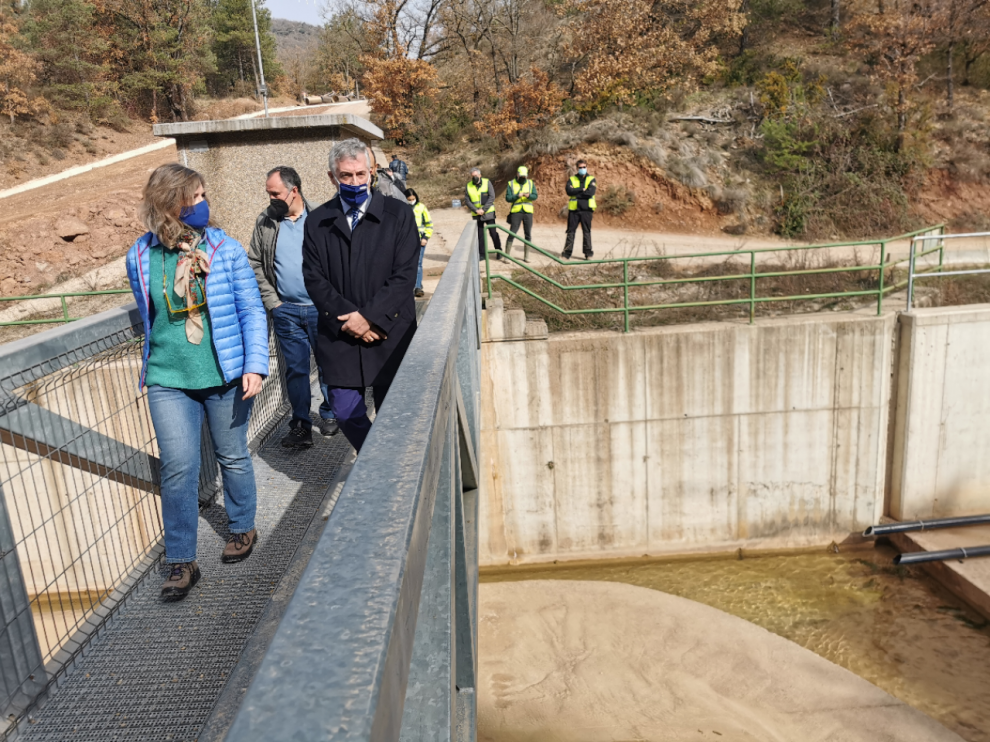 Visita las obras del barranco de Bailín