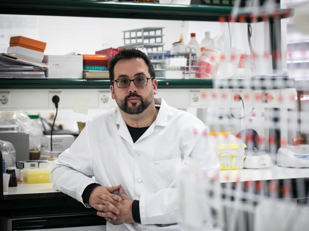 Sergio Villanueva Saz, en la Facultad de Veterinaria.