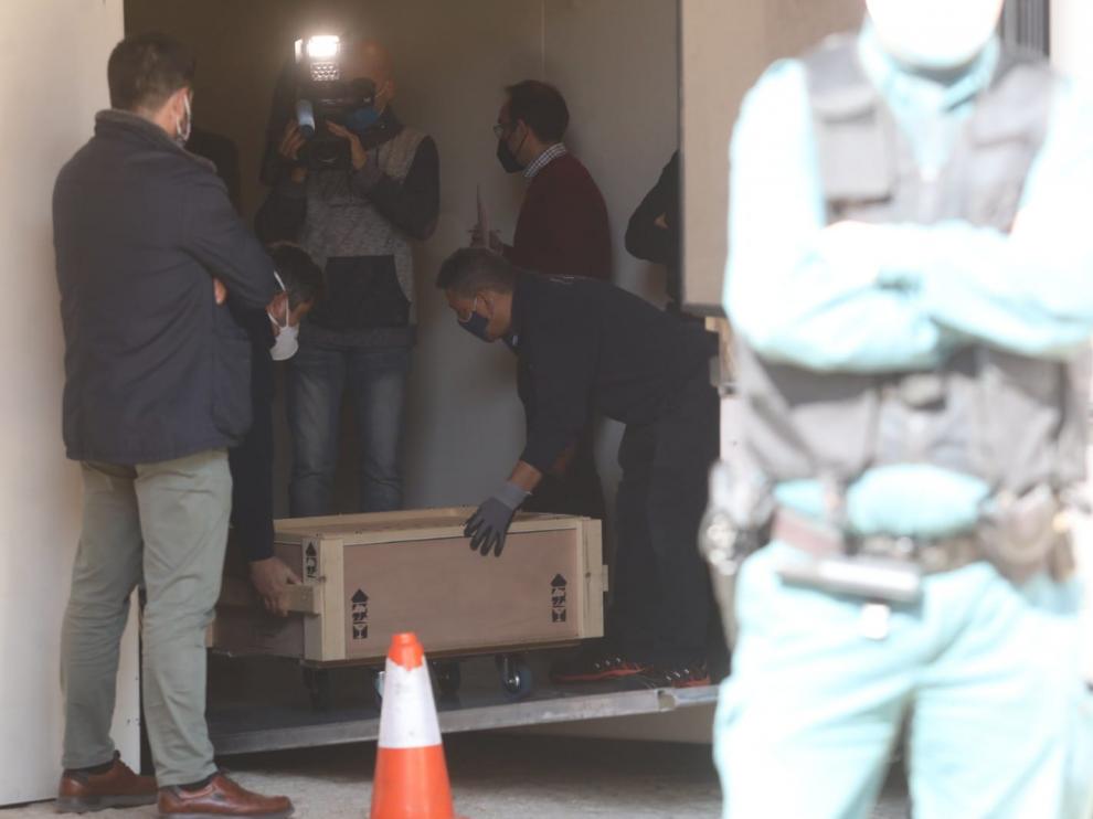 Culmina la entrega de los bienes a Aragón tras 25 años de litigio
