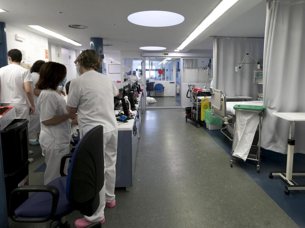 La UCI del Hospital San Jorge de Huesca solo tiene dos pacientes covid actualmente.