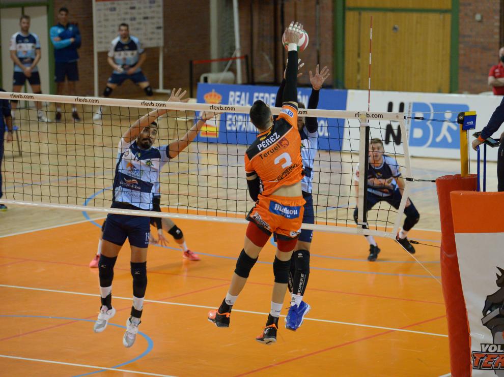 El CV Teruel peleará por el liderato contra el Río Duero Soria en el último partido de la liga regular