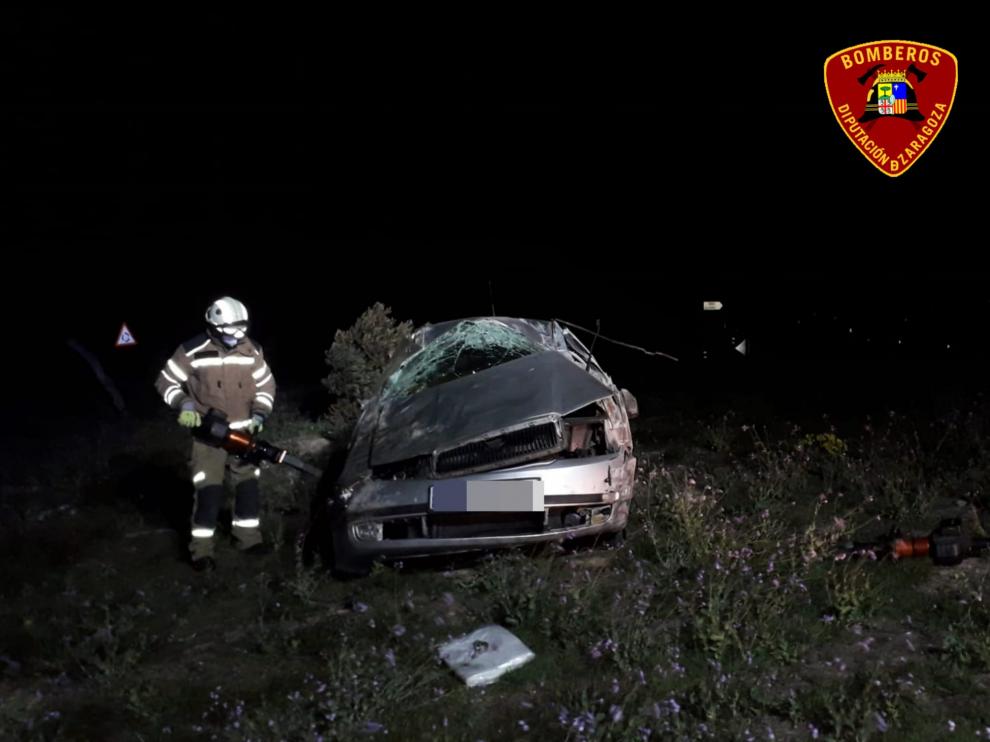 Accidente de tráfico en Fuentes de Ebro.