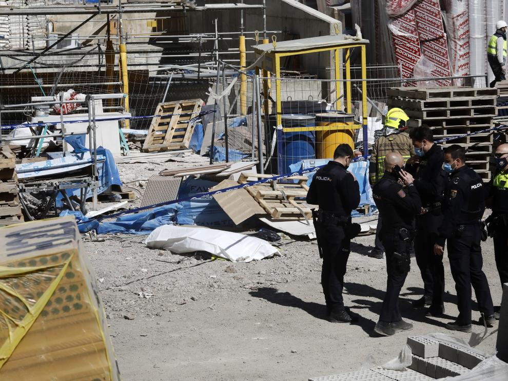 Accidente laboral en las obras de Torre Zaragoza.