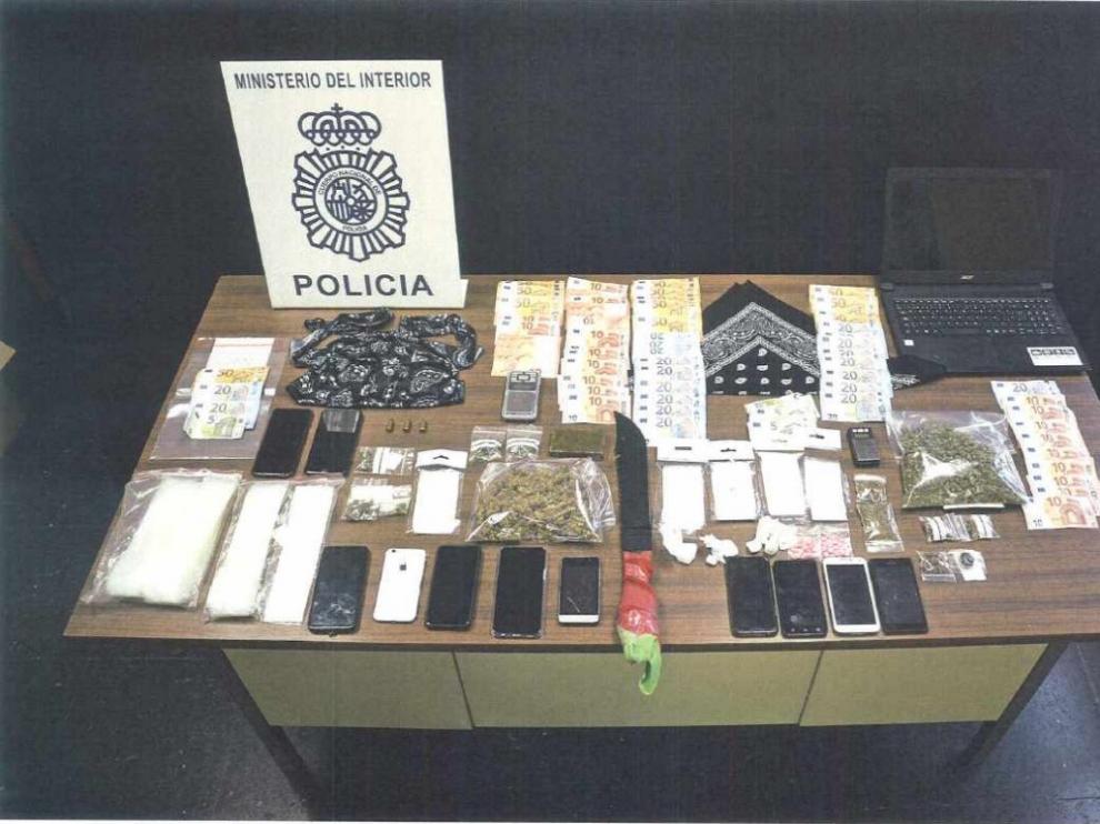 La Policía intervino machetes y droga a la organización durante la operación del pasado 2 de marzo