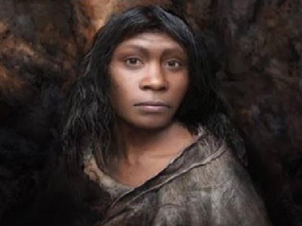 Recreación de la Chica de la Dolina de Atapuerca.
