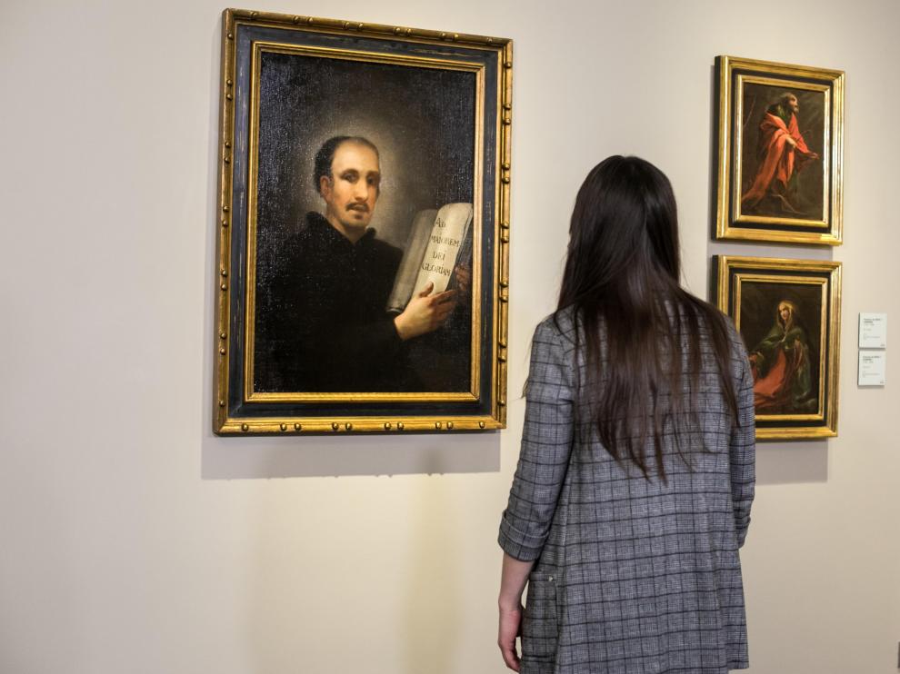 El Museo Goya Colección Ibercaja ha recibido en préstamo un Goya que representa a San Ignacio de Lóyola.