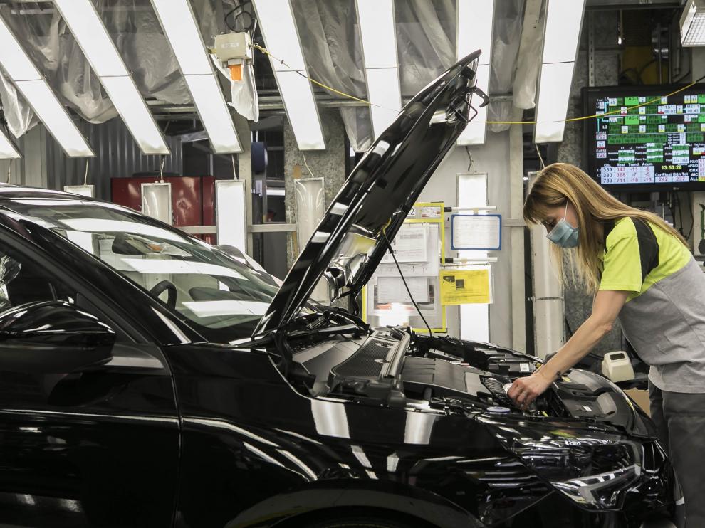 Planta de Opel España, del grupo Stellantis, en Zaragoza.