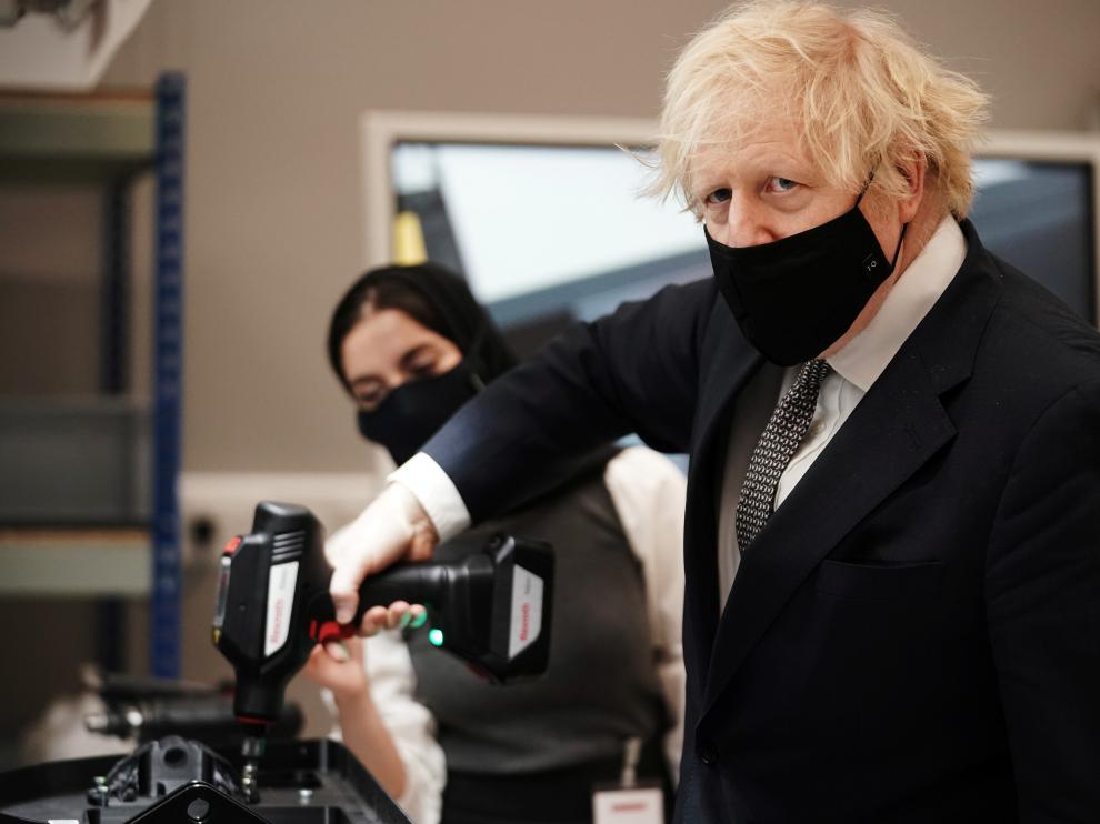 El primer ministro de Reino Unido, Boris Johnson