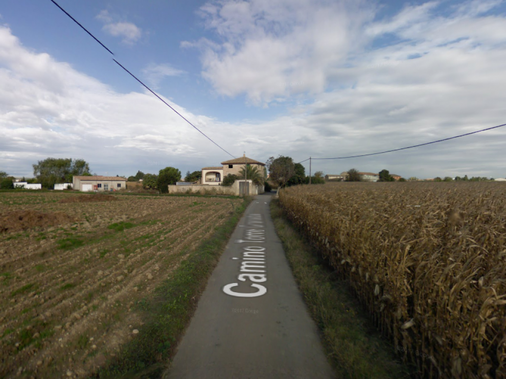 El suceso se produjo en el camino de Torre Granadas, en Montañana.