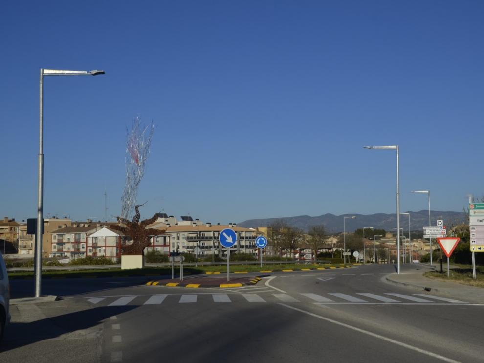 Iluminación eficiente en la Ronda Norte de Barbastro