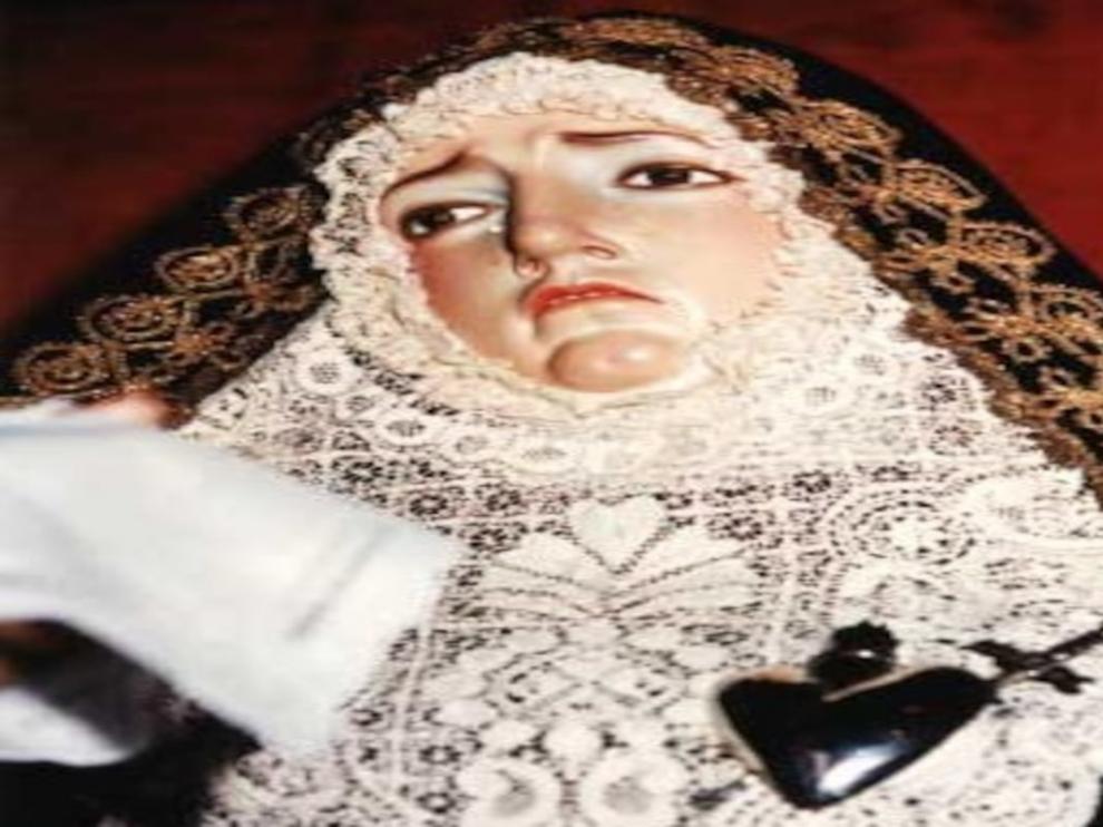 Imagen de Nuestra Señora de los Dolores, por el escultor Gabriel Navarro (siglo XVIIII).