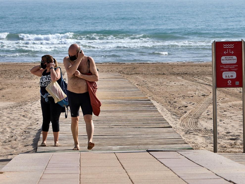 Obligatorio el uso de mascarillas en la playas
