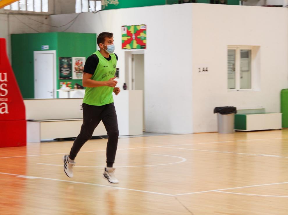 Cinco jugadores del Levitec Huesca ya han vuelto a los entrenamientos.