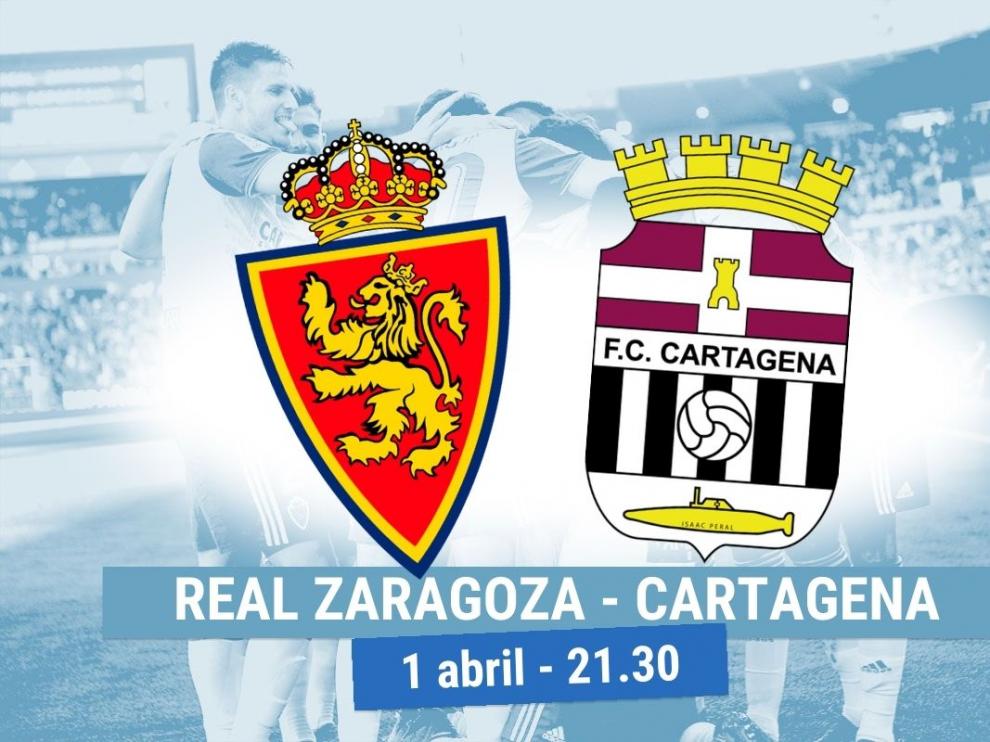 Horario y dónde ver el Real Zaragoza- Cartagena