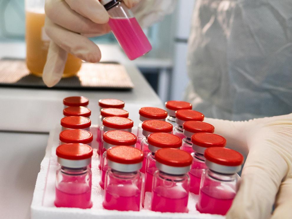Imagen de los trabajados desarrollados en una laboratorio ruso.