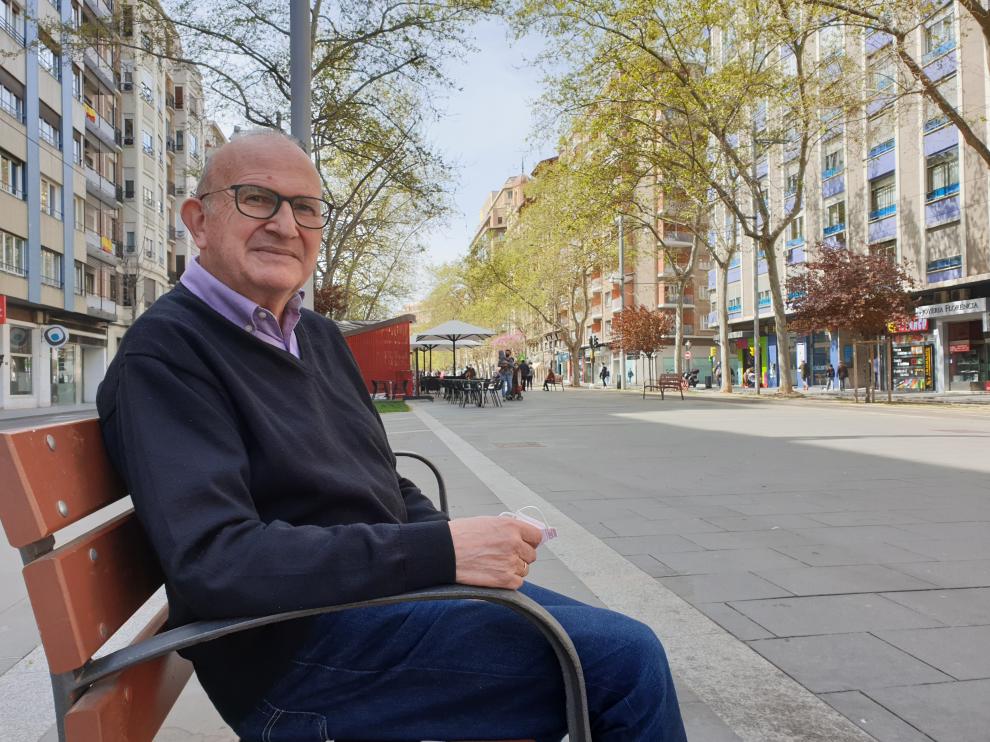 José Antonio Salas, profesor emérito de la Universidad de Zaragoza que ha investigado sobre Lupercio Latrás.