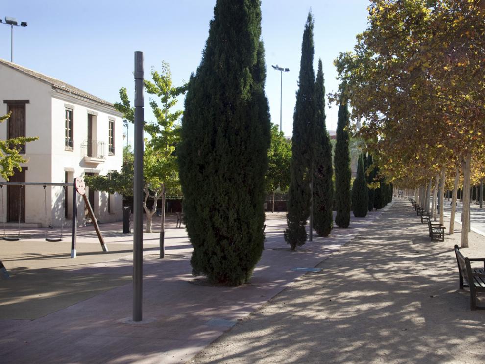 Una imagen del parque de Marxalenes (Valencia), donde fue apuñalado un joven de 19 años este miércoles.