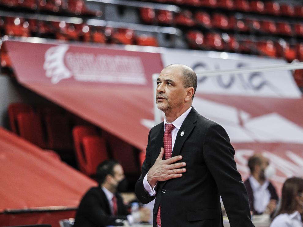 Sergio Hernández, entrenador del Casademont Zaragoza.