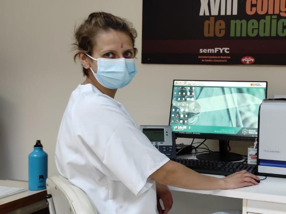 Corina Butiuc, rastreadora del centro de salud Delicias Sur.
