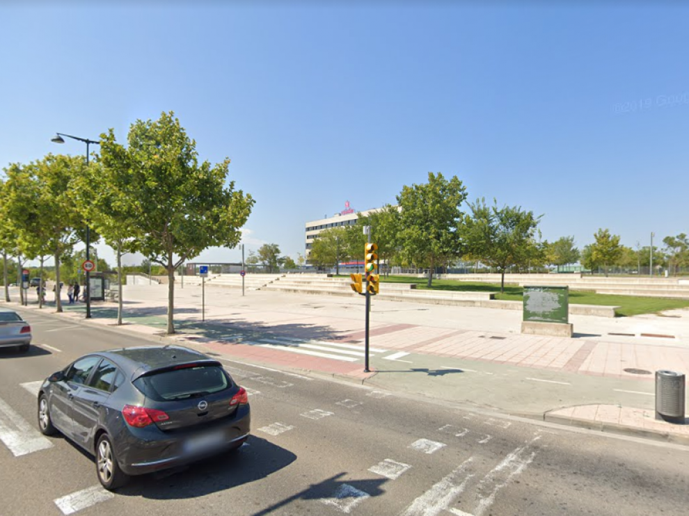 El accidente tuvo lugar en la avenida de Ranillas.