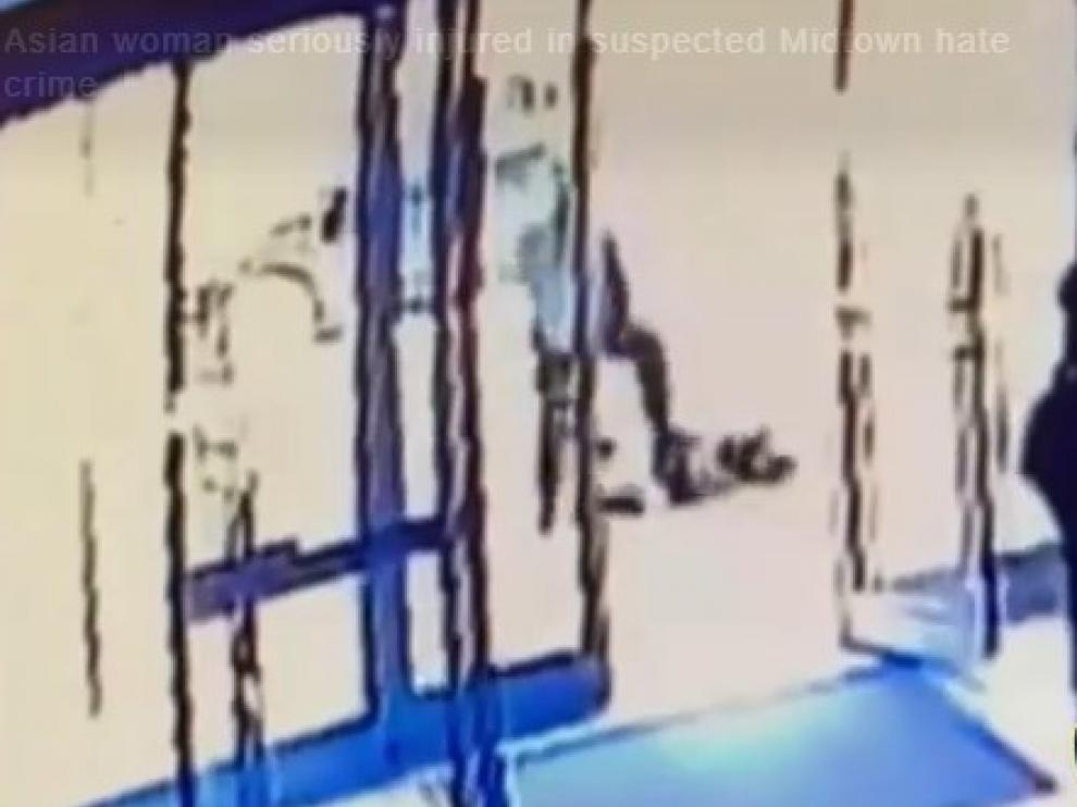 Captura del vídeo de la agresión.