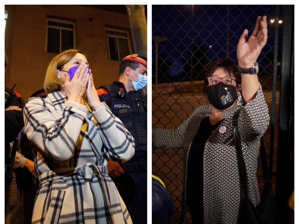 Carme Forcadell y Dolors Bassa